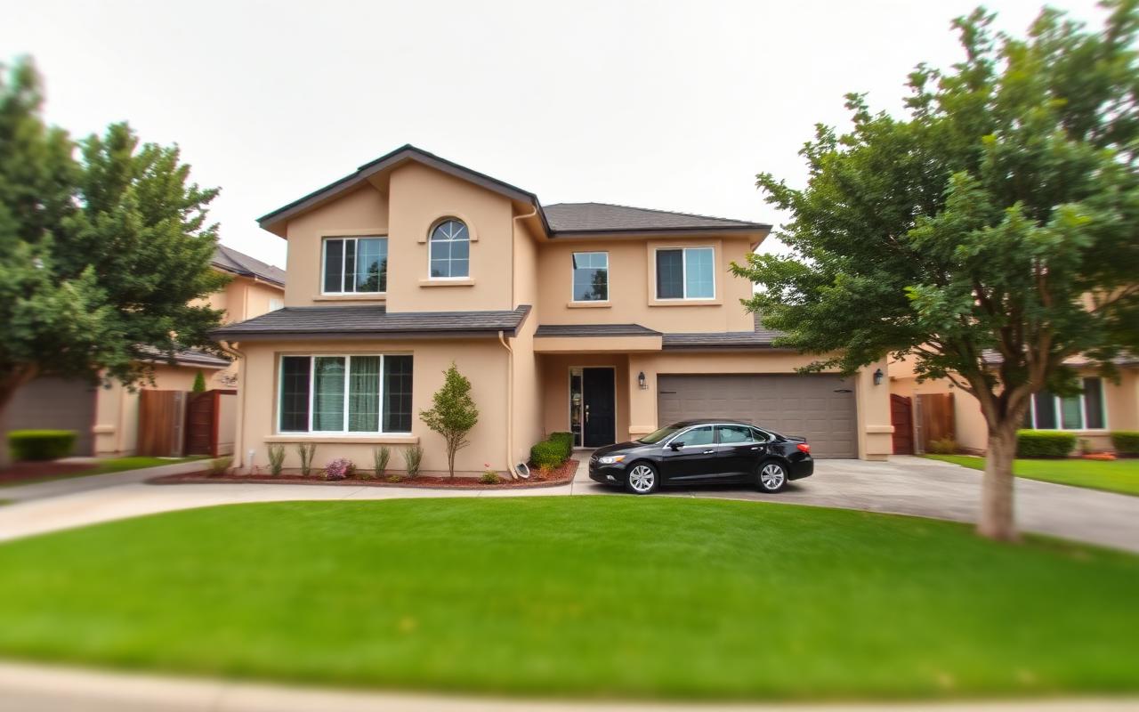 Home visible on public street view